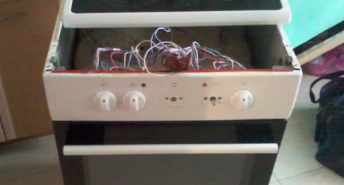 Ремонт керамической электроплиты. Марьино