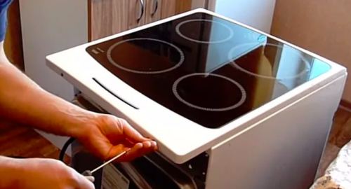 Ремонт сенсорной электроплиты. Марьино